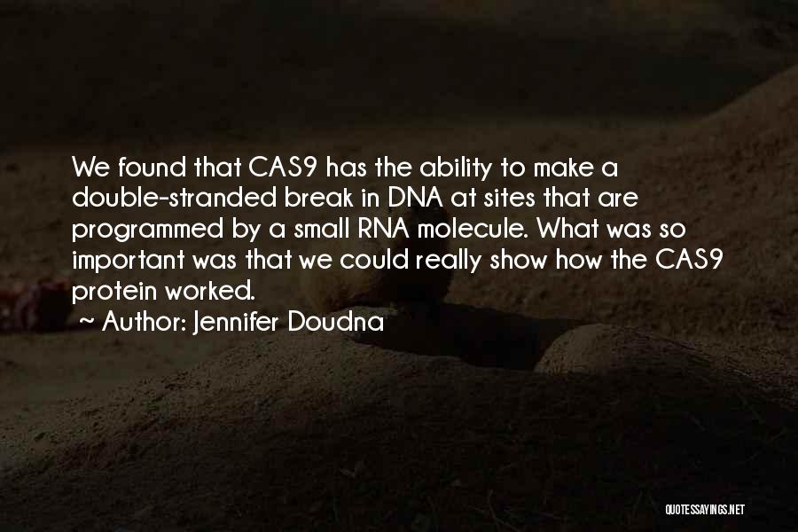 Deasar Quotes By Jennifer Doudna