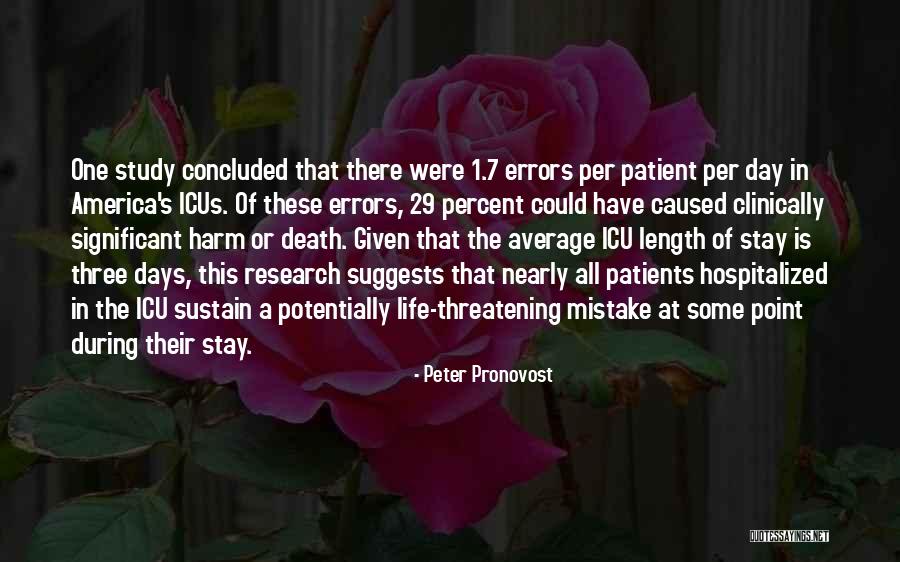Death 1 Quotes By Peter Pronovost Death 1 Quotes By Peter Pronovost