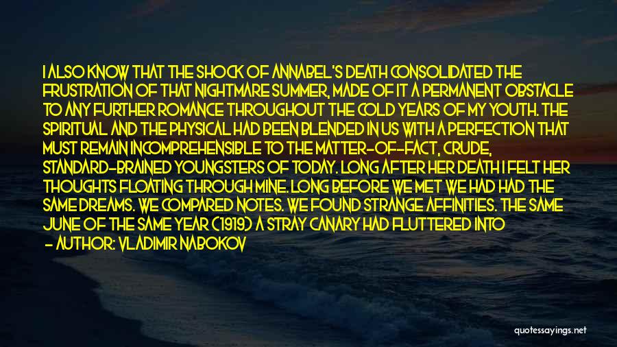 Death After A Year Quotes By Vladimir Nabokov