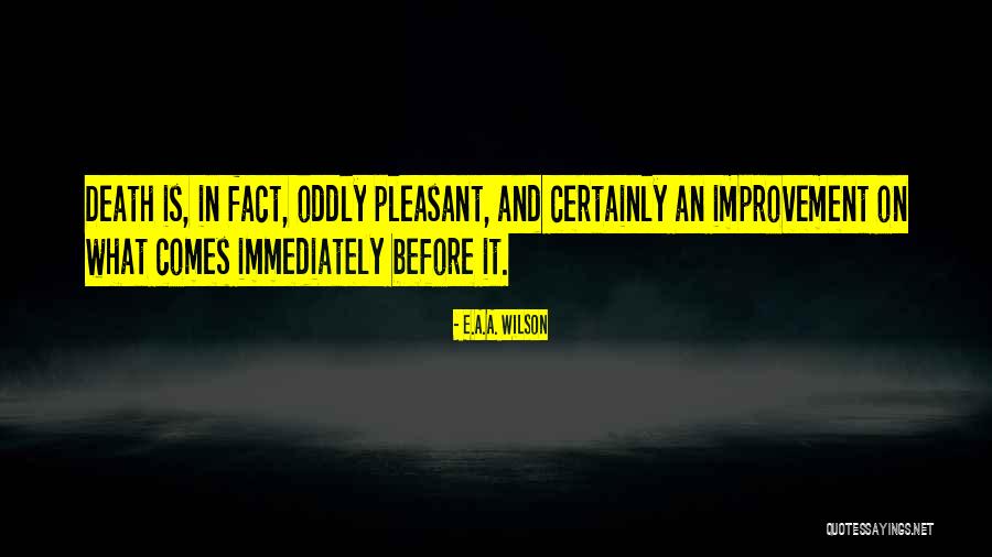 Death And Afterlife Quotes By E.A.A. Wilson Death And Afterlife Quotes By E.A.A. Wilson
