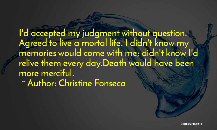 Death And Angels Quotes By Christine Fonseca