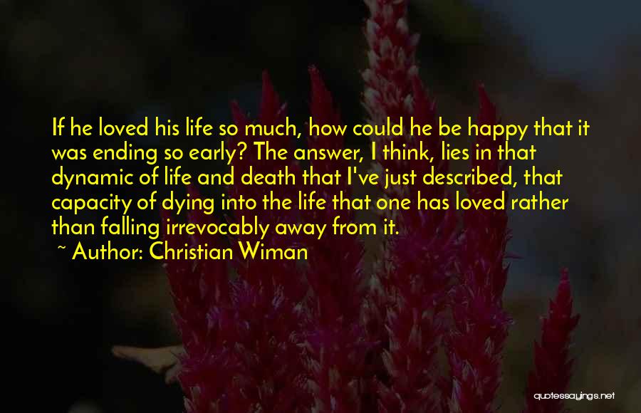 Death And Dying Christian Quotes By Christian Wiman