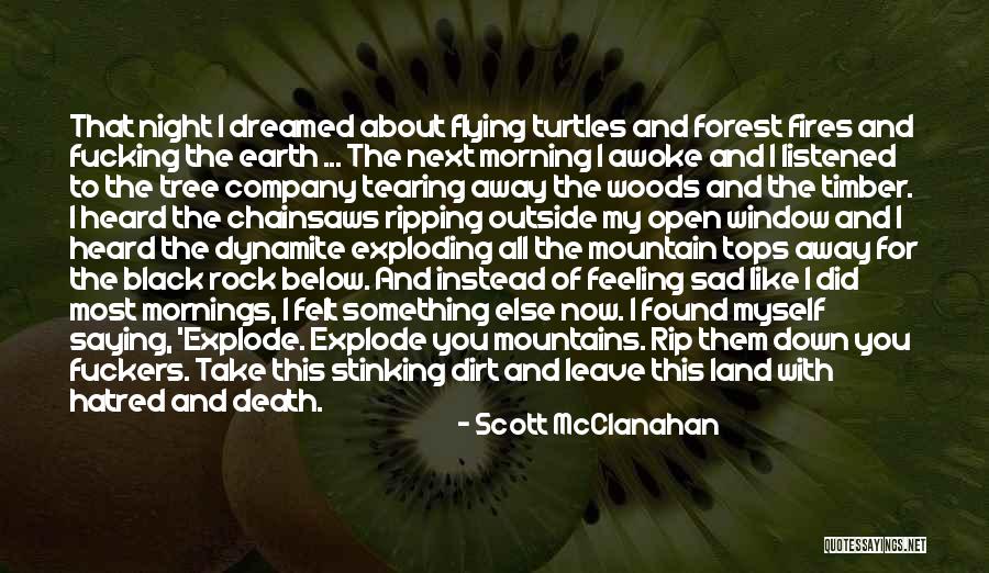 Death And Flying Away Quotes By Scott McClanahan