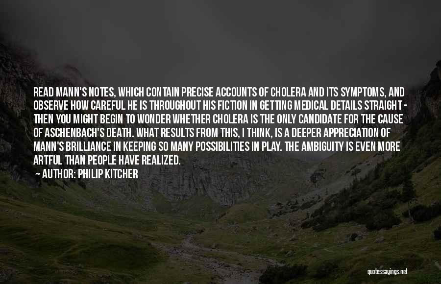 Death And Getting Over It Quotes By Philip Kitcher