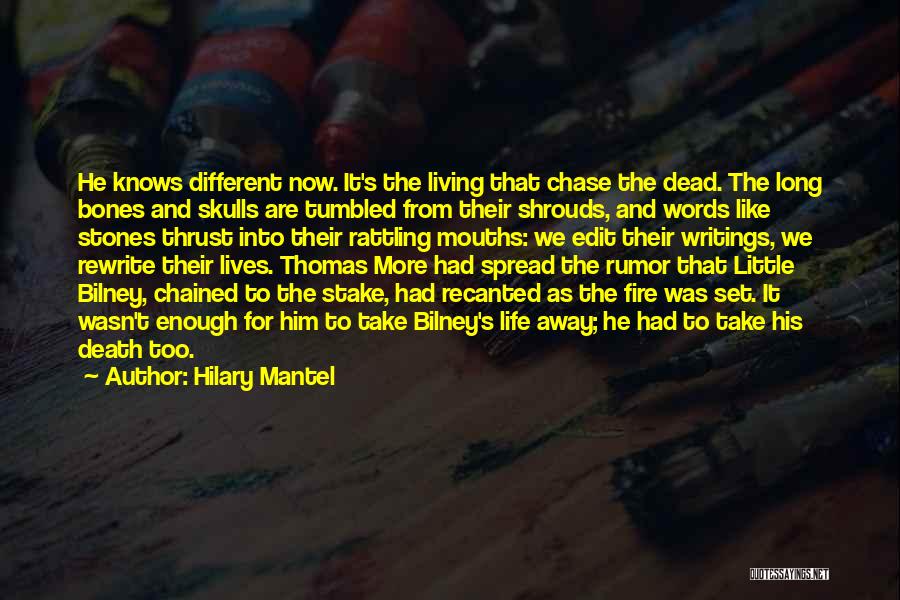 Death And Ghosts Quotes By Hilary Mantel