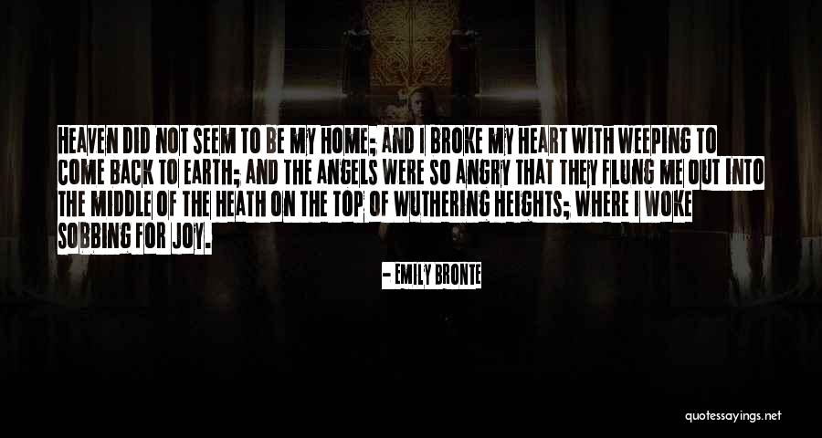 Death And Heaven Quotes By Emily Bronte