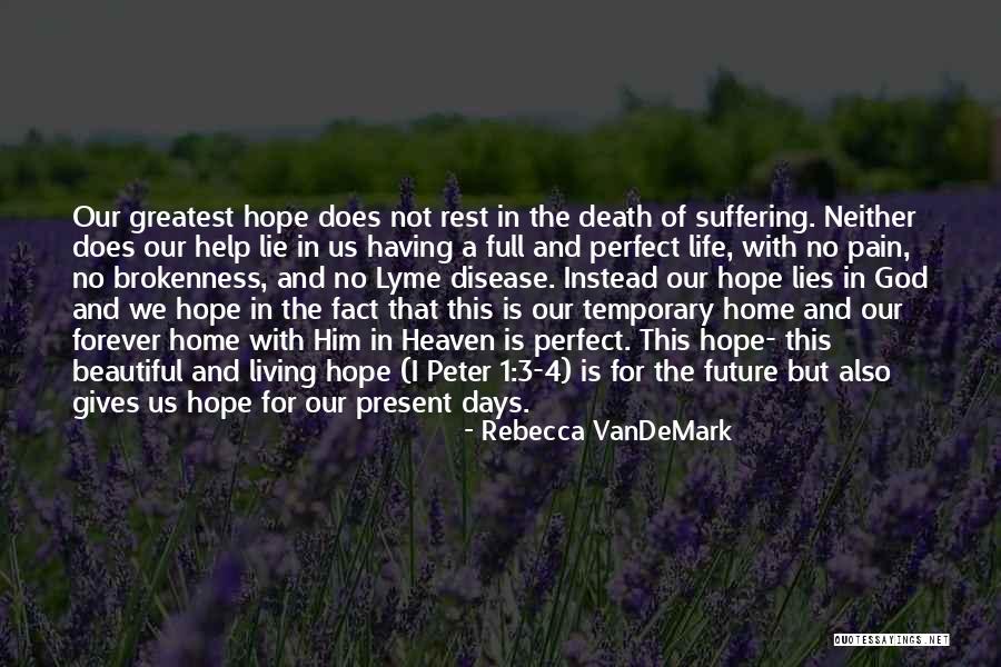 Death And Heaven Quotes By Rebecca VanDeMark