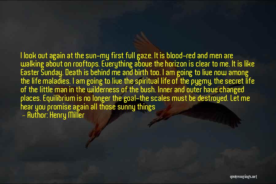 Death And Life Going On Quotes By Henry Miller