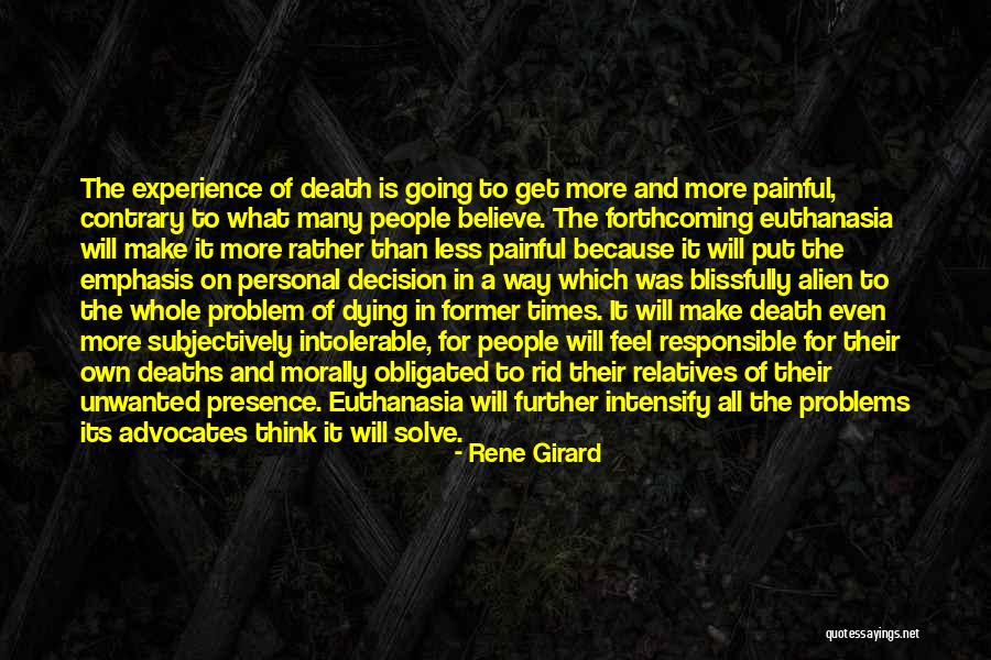 Death And Life Going On Quotes By Rene Girard