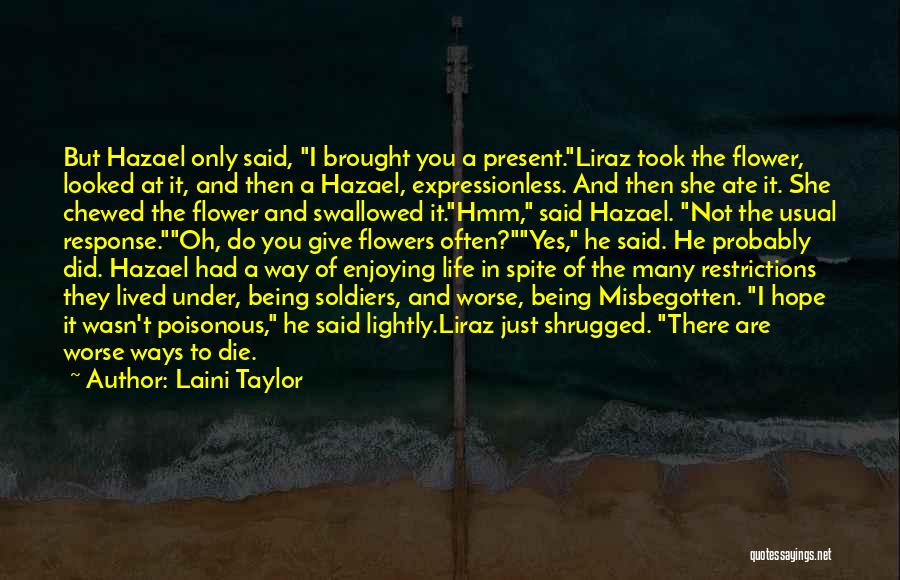 Death And Life Quotes By Laini Taylor