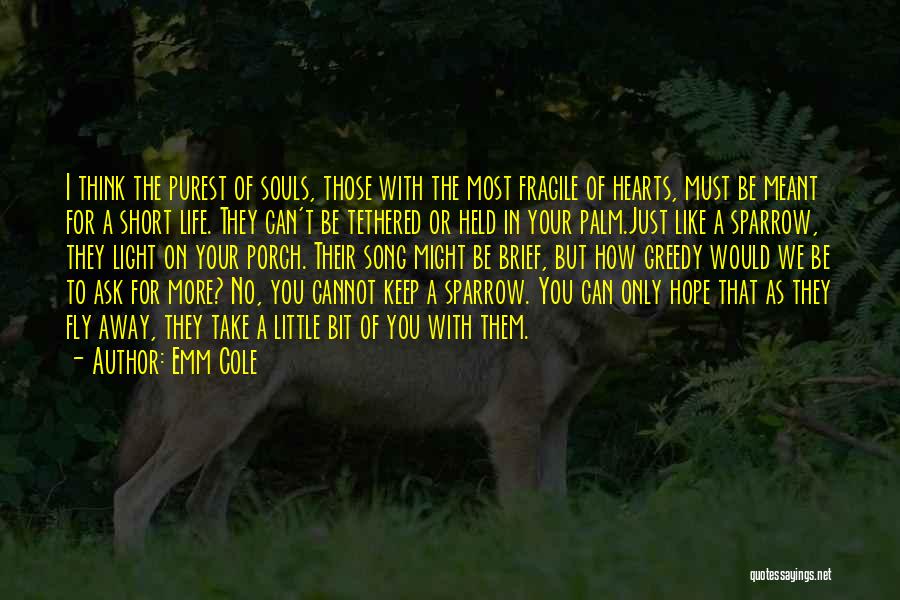 Death And Living Life To The Fullest Quotes By Emm Cole