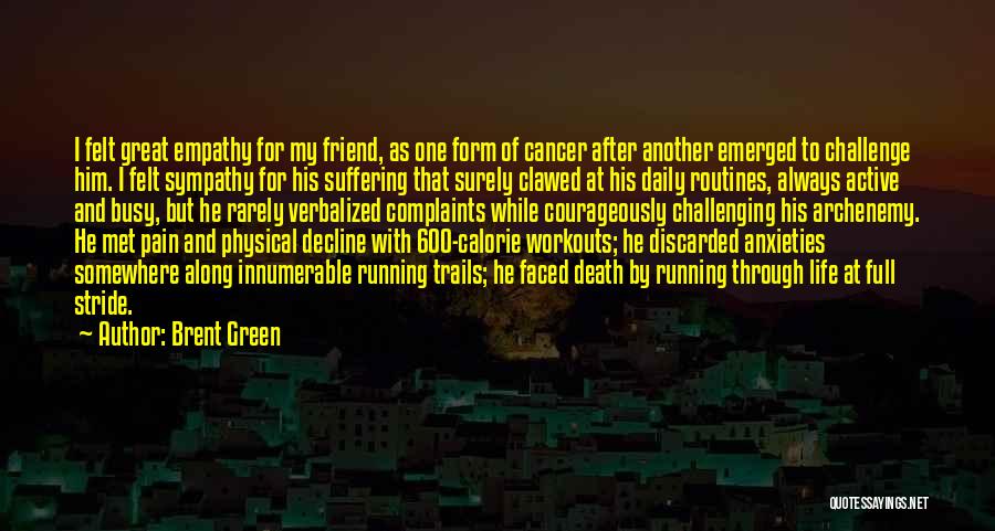 Death And Loss Of A Friend Quotes By Brent Green