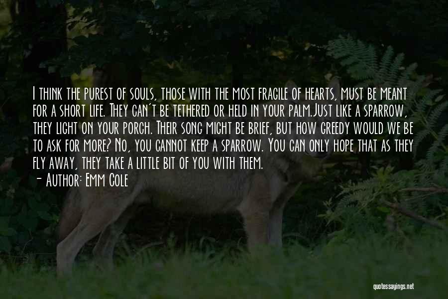 Death And Loss Of A Loved One Quotes By Emm Cole