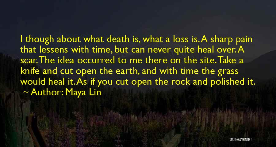 Death And Loss Quotes By Maya Lin