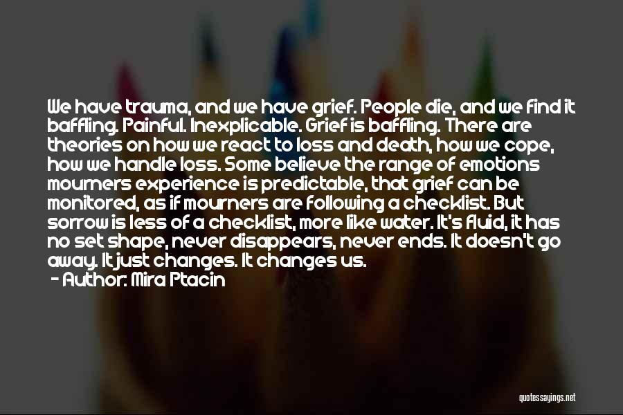 Death And Loss Quotes By Mira Ptacin