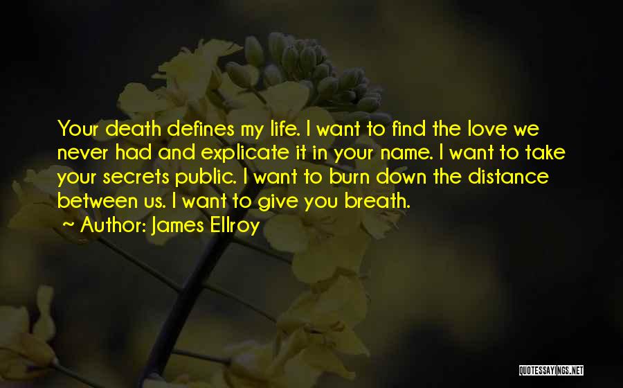 Death And Love Quotes By James Ellroy