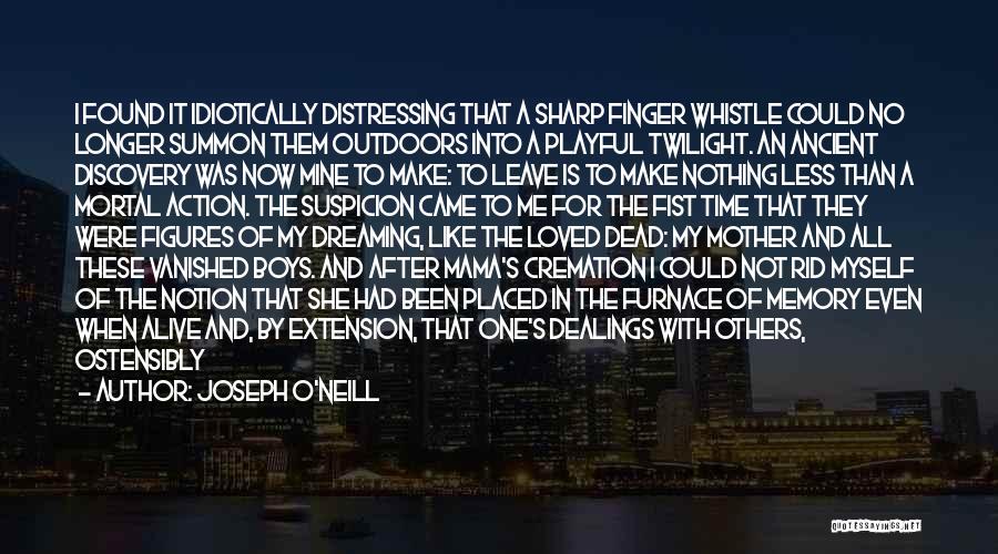 Death And Memory Quotes By Joseph O'Neill