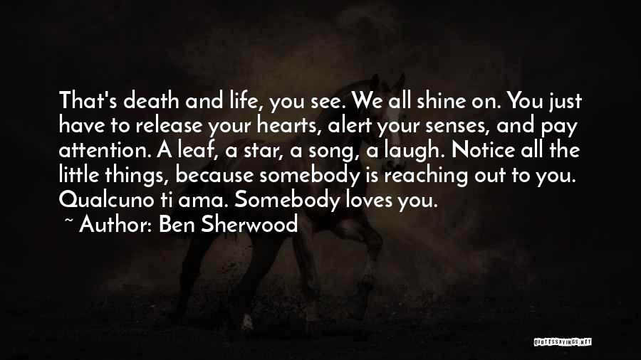 Death And Moving On Quotes By Ben Sherwood