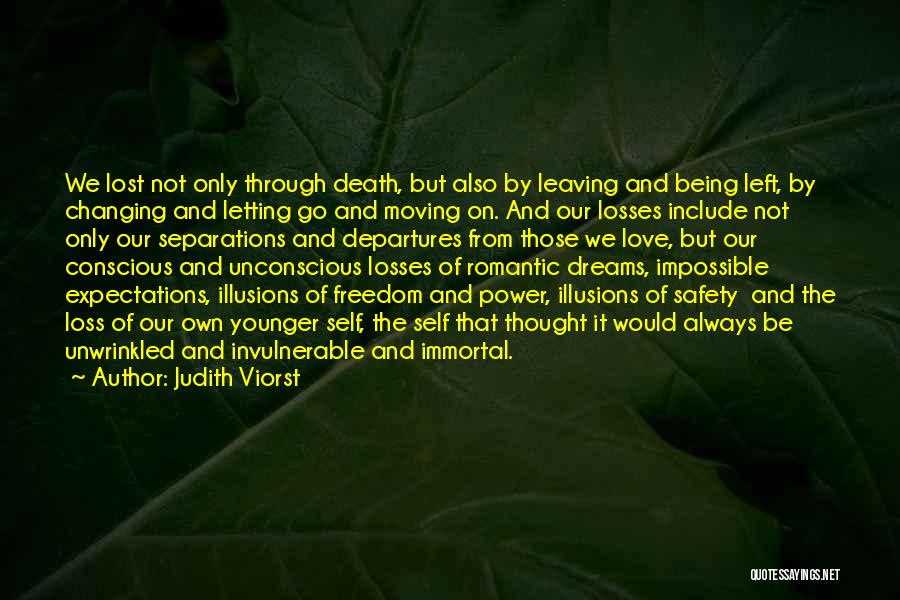 Death And Moving On Quotes By Judith Viorst