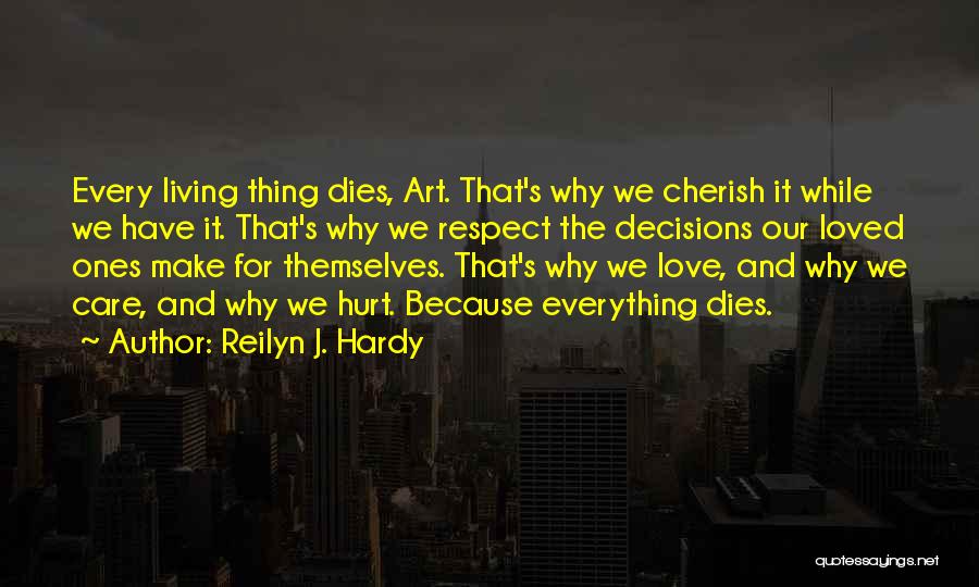 Death And Moving On Quotes By Reilyn J. Hardy