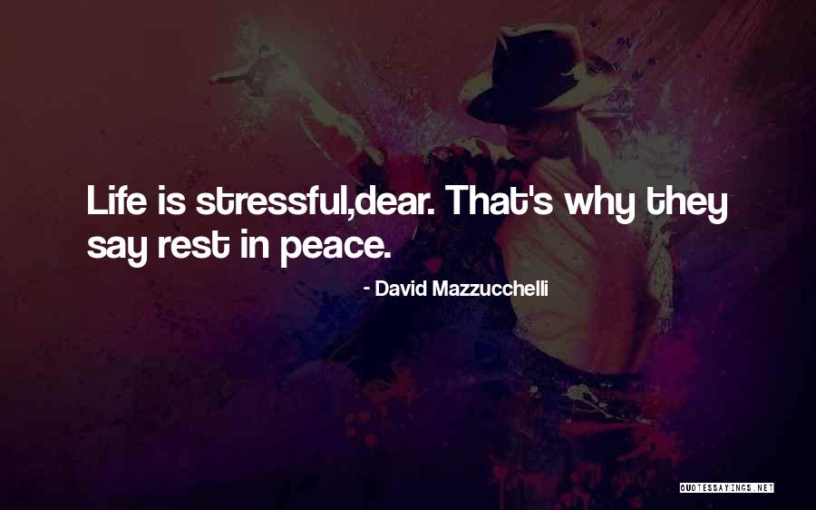 Death And Peace Quotes By David Mazzucchelli Death And Peace Quotes By David Mazzucchelli