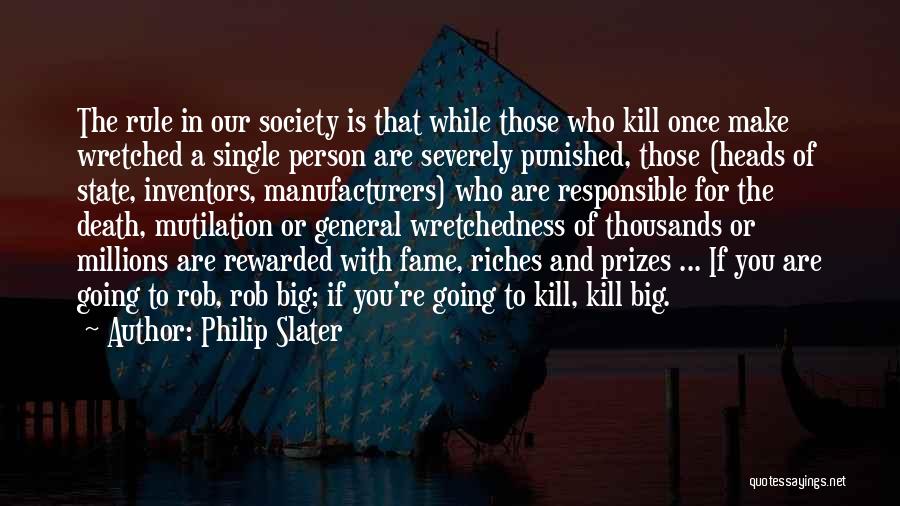 Death And Politics Quotes By Philip Slater