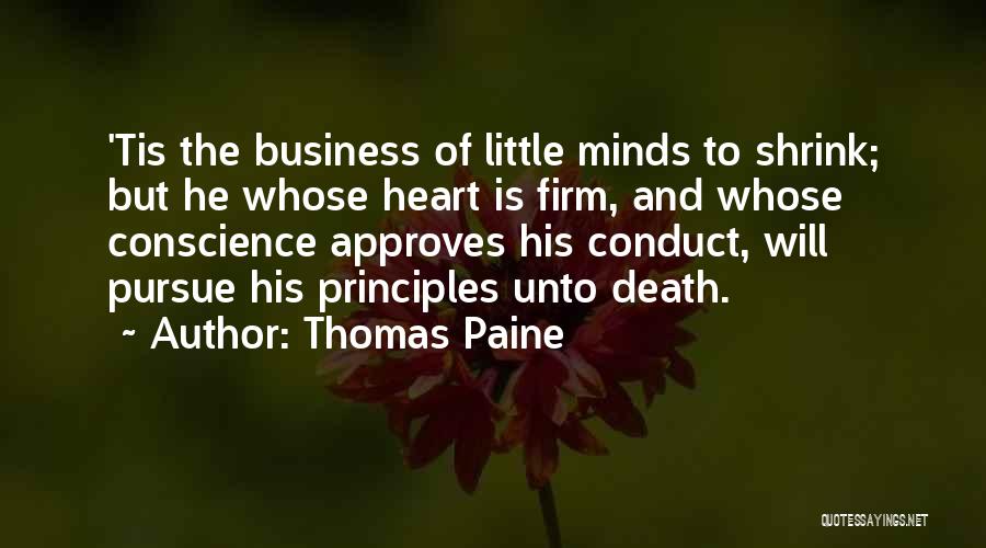 Death And Politics Quotes By Thomas Paine
