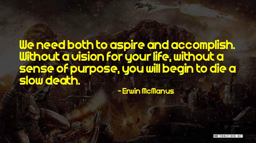 Death And Purpose Quotes By Erwin McManus Death And Purpose Quotes By Erwin McManus