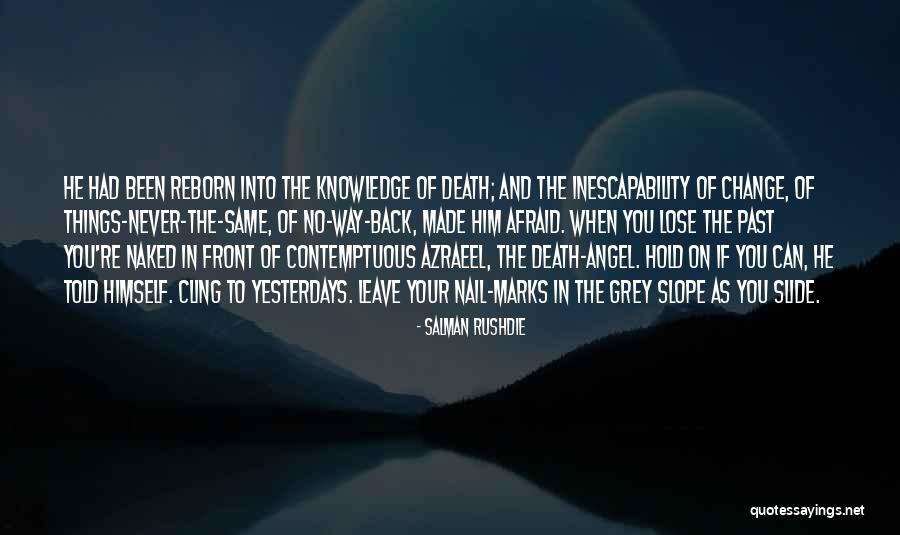 Death And Rebirth Quotes By Salman Rushdie