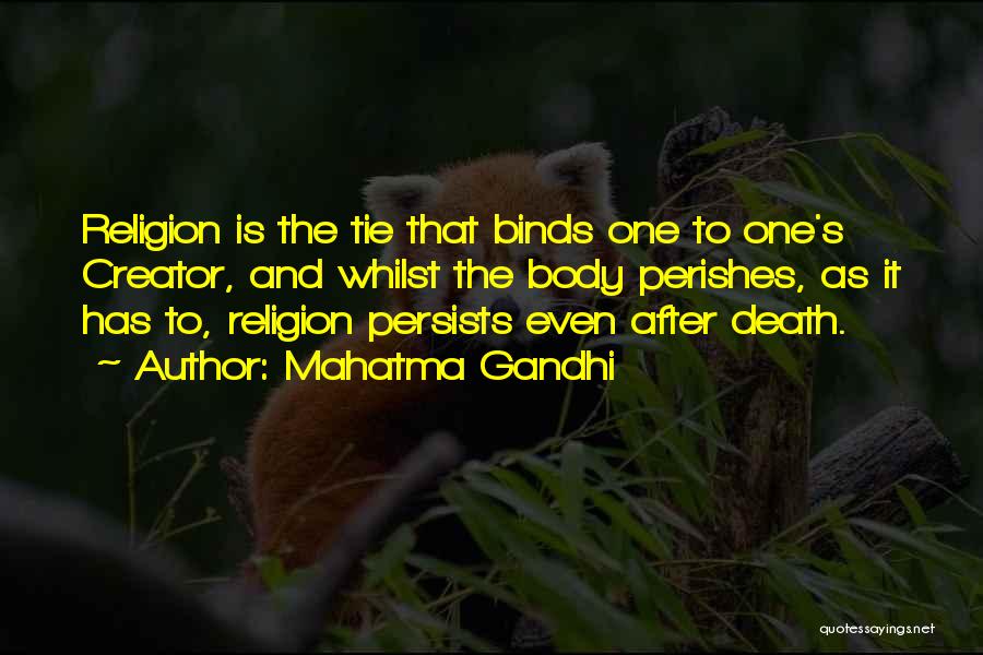 Death And Religion Quotes By Mahatma Gandhi