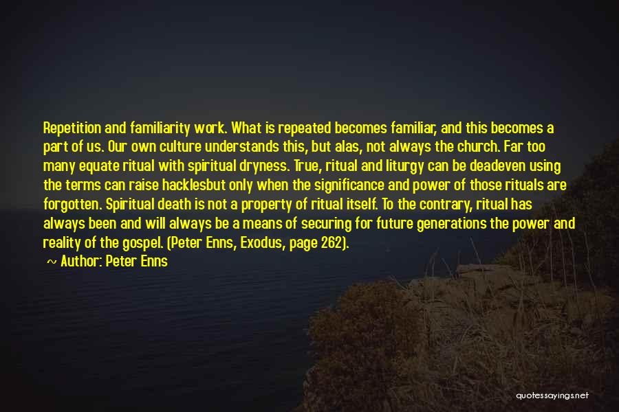 Death And Religion Quotes By Peter Enns