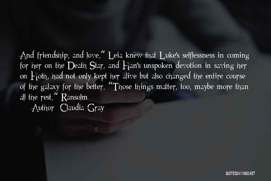 Death And Star Quotes By Claudia Gray