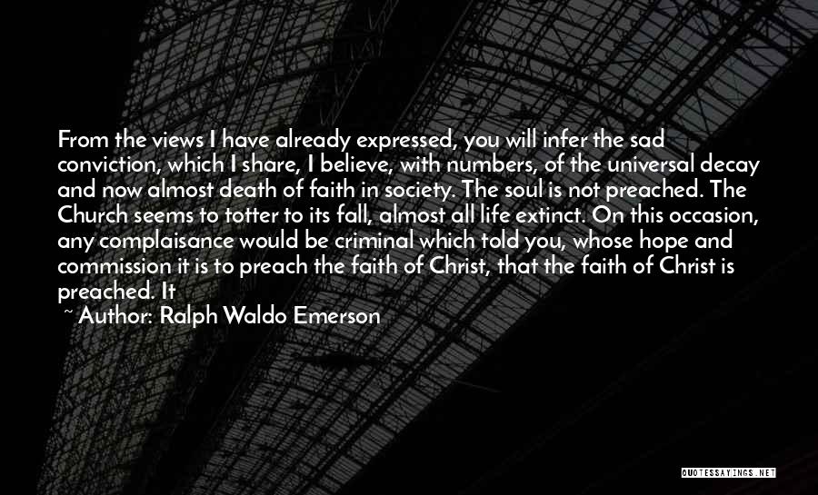 Death And The Soul Quotes By Ralph Waldo Emerson
