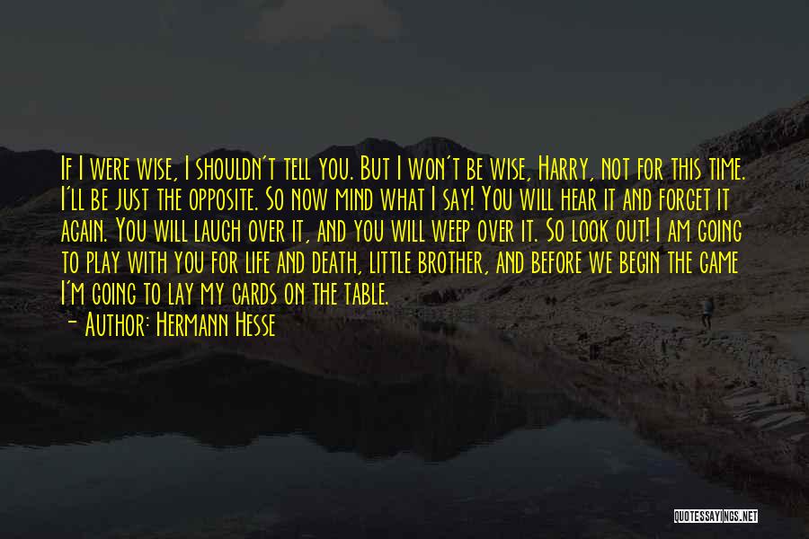 Death And Time Quotes By Hermann Hesse