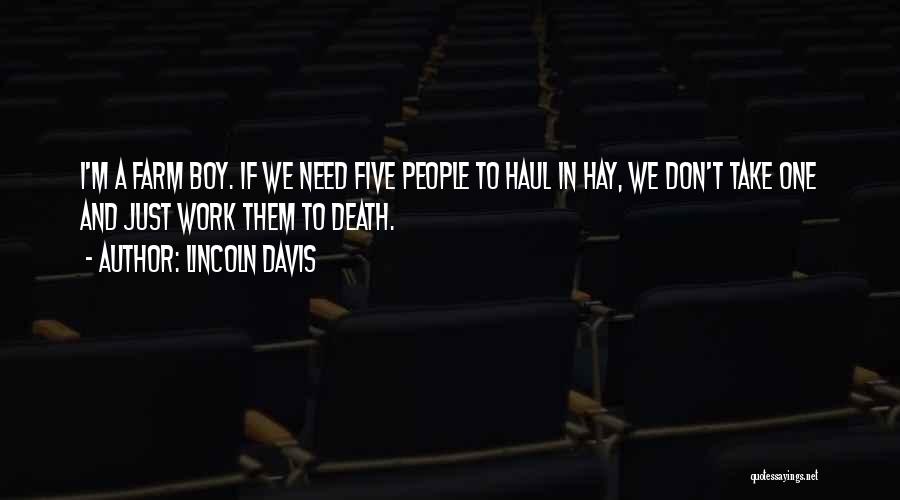 Death And Work Quotes By Lincoln Davis