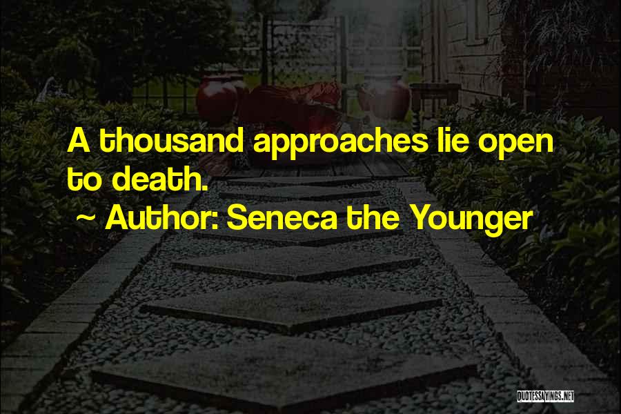 Death Approaches Quotes By Seneca The Younger