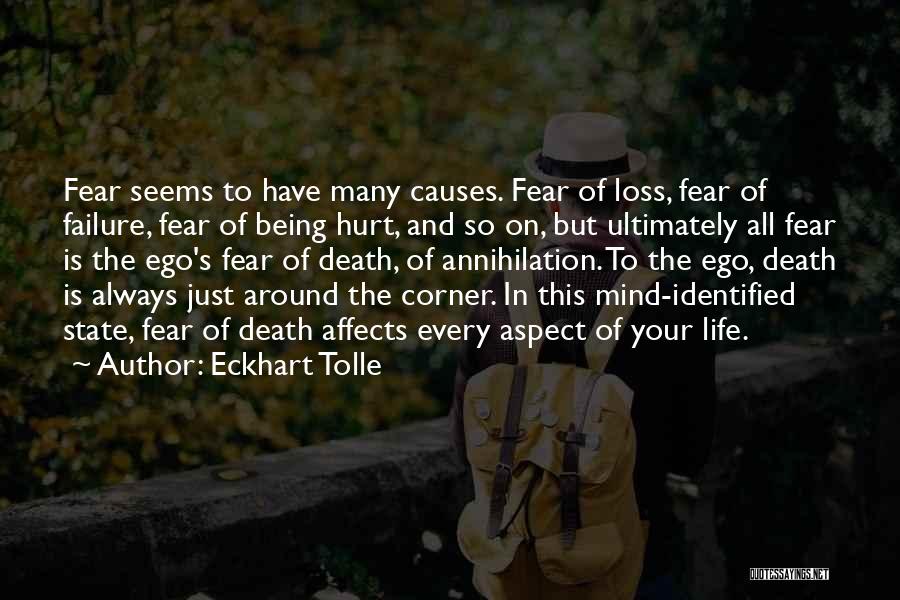 Death Around The Corner Quotes By Eckhart Tolle