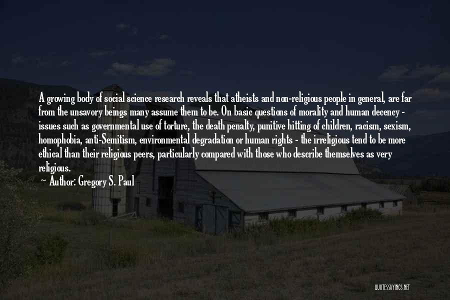 Death Atheist Quotes By Gregory S. Paul