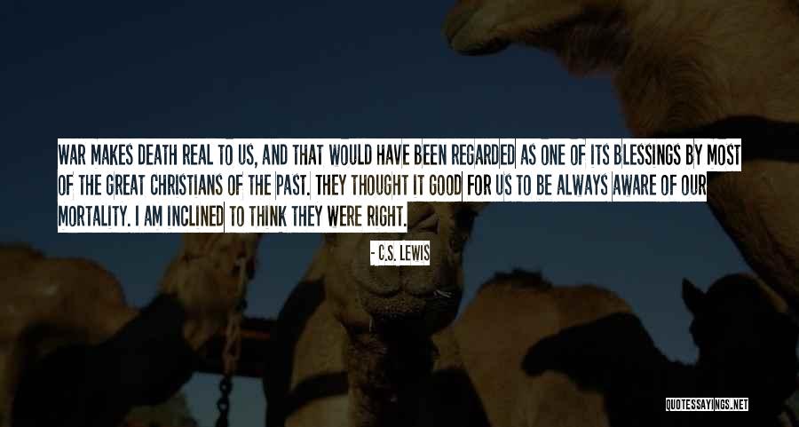 Death Blessings Quotes By C.S. Lewis Death Blessings Quotes By C.S. Lewis