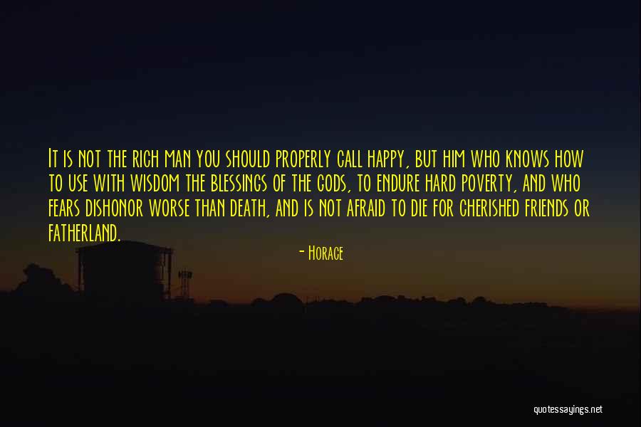 Death Blessings Quotes By Horace Death Blessings Quotes By Horace