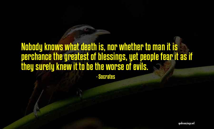Death Blessings Quotes By Socrates Death Blessings Quotes By Socrates