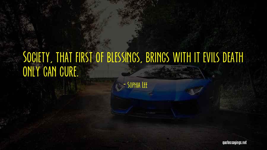 Death Blessings Quotes By Sophia Lee Death Blessings Quotes By Sophia Lee