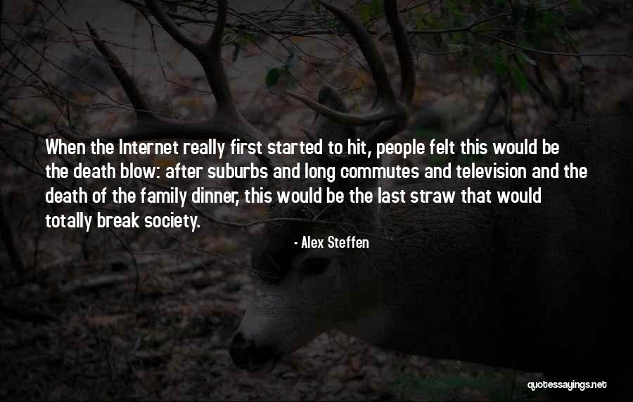 Death Blow Quotes By Alex Steffen