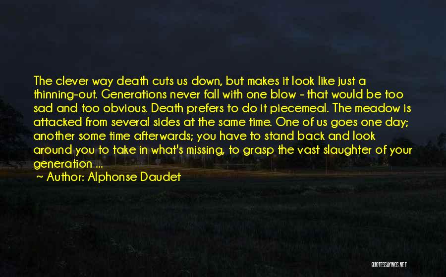 Death Blow Quotes By Alphonse Daudet