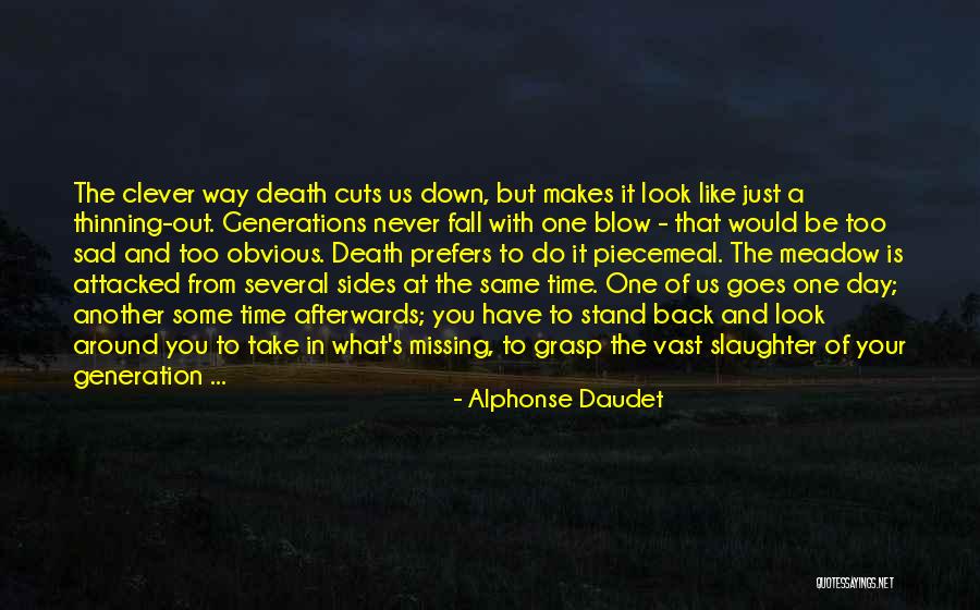 Death Blow Quotes By Alphonse Daudet