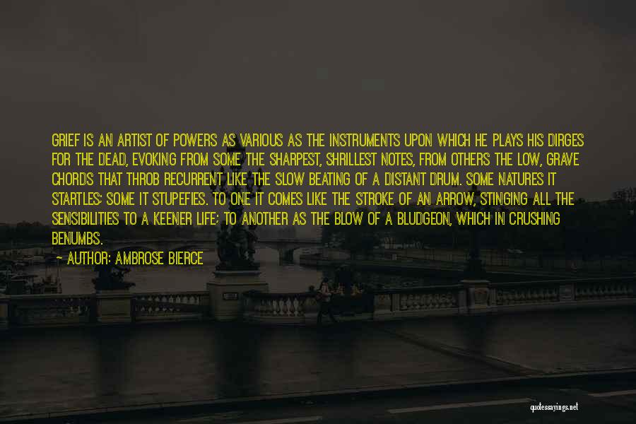 Death Blow Quotes By Ambrose Bierce