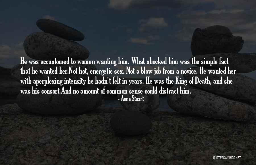 Death Blow Quotes By Anne Stuart