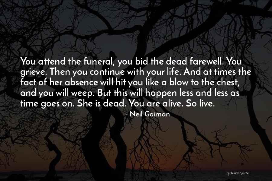 Death Blow Quotes By Neil Gaiman