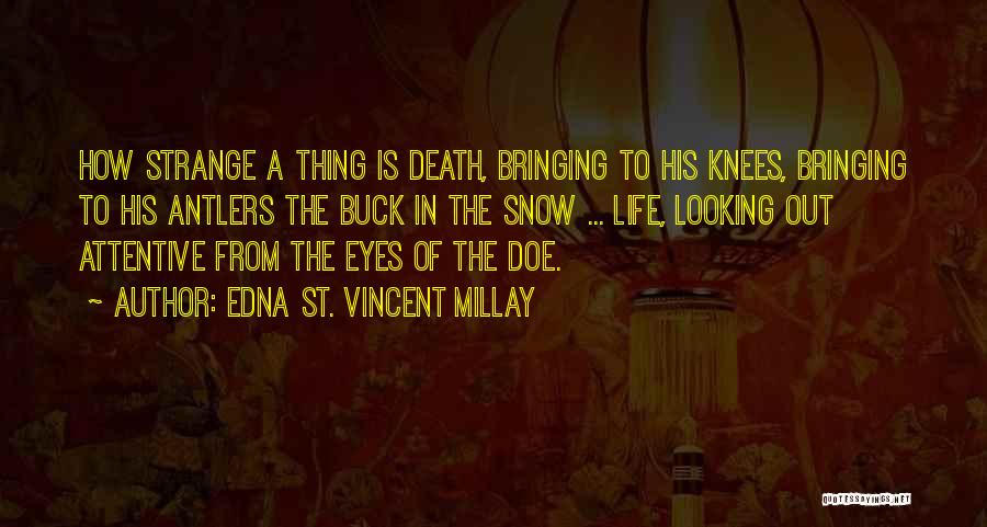 Death Bringing Life Quotes By Edna St. Vincent Millay