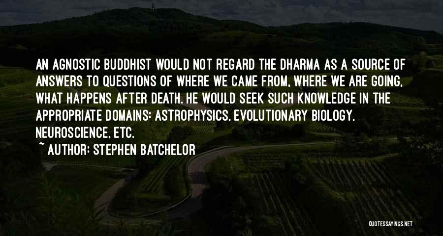 Death Buddhist Quotes By Stephen Batchelor